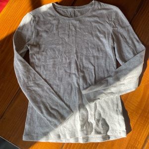 Justice grey long sleeve size 12